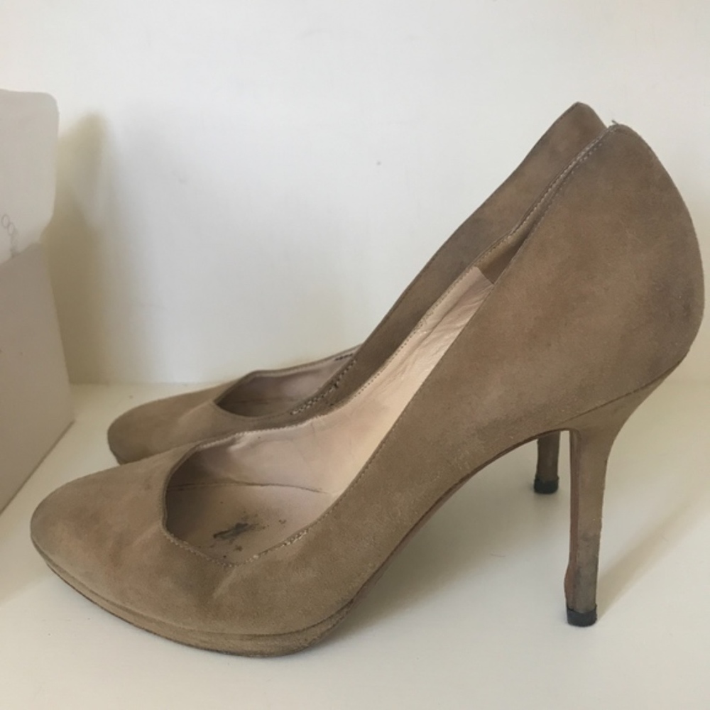 Jimmy Choo Aimee Pumps in Suede Luggage (37)